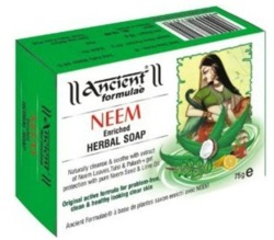Ancient Neem Herbal Soap - Mydło antybakteryjne do twarzy i ciała 75g