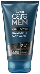 Avon Care Men Deep Power 2w1 żel do golenia i mycia twarzy 150ml