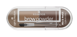 Essence Brow Powder Set Paleta cieni do brwi 01 light&medium