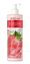 Eveline Cosmetics 99% Strawberry Nawilżająco-wygładzający jogurt do ciała 400ml