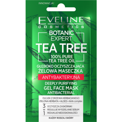 Eveline Cosmetics TEA TREE żelowa antybakteryjna maska oczyszczająca 7ml