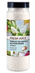 Fresh Juice Perełki do kąpieli - Frezja i Kokos 450g