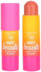Golden Rose Miss Beauty Glow Stick Blusher Róż w sztyfcie 01 Peach Flash 6g