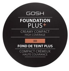 Gosh Foundation Plus Creamy Compact Podkład w kompakcie 008 Golden 9g
