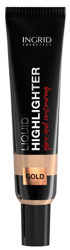 Ingrid Liquid Highlighter Rozświetlacz w płynie Gold 20ml