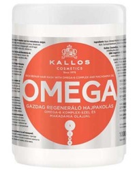 KALLOS OMEGA Regenerująca maska do włosów z kwasami omega i witaminami 1000ml