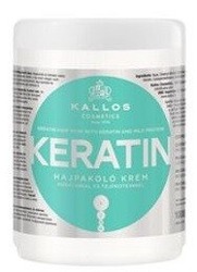 Kallos Keratin Hair Mask - Maska do włosów suchych z wyciągiem keratyny i proteiny mlecznej