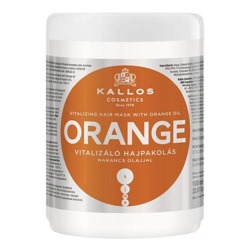 Kallos Orange Rewitalizująca maska do włosów z olejem pomarańczowym 1000ml