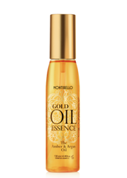 MONTIBELLO Gold Oil Essence - Amber&Argan Oil Bursztynowo-arganowy olejek do włosów 130ml