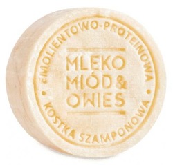 Ministerstwo Dobrego Mydła szampon kostka Mleko/Miód/Owies 85g
