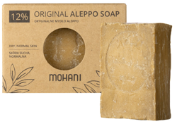 Mohani Bio Original Aleppo Soap 12% oryginalne mydło aleppo oliwkowo-laurowe 185g