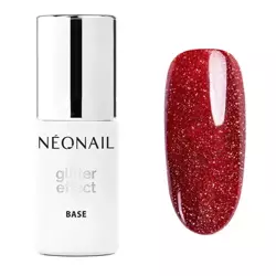 Neonail Glitter baza hybrydowa 9598-7 Red Shine 7,2ml