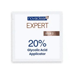 Novaclear EXPERT Chusteczka peelingująca z 20% kwasem glikolowym 1szt