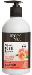 Organic Shop Mydło do rąk z różaną brzoskwinią 500ml