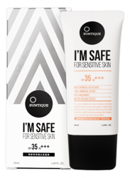SUNTIQUE I'm Safe For Sensitive Skin SPF35+/PA+++ Krem przeciwsłoneczny do twarzy 50ml
