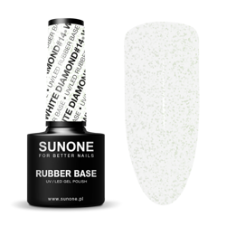 SunOne  Rubber Base Kauczukowa baza hybrydowa White Diamond #14 5g