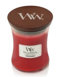 WoodWick świeca średnia Pomegranate 275g
