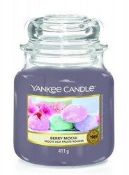 Yankee Candle Świeca zapachowa Słoik średni Berry Mochi 411g