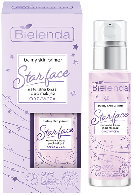 Bielenda Balmy Skin Primer Starface naturalna baza pod makijaż ODŻYWCZA 30ml
