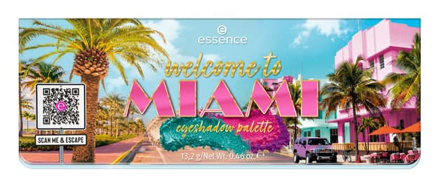 Essence Welcome to Miami paleta cieni do powiek 13,2g