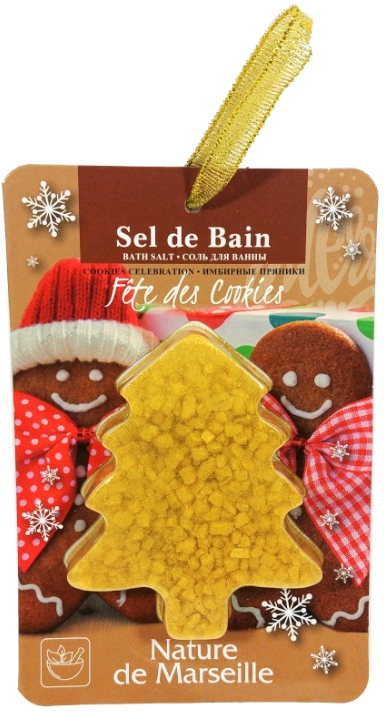 Estetica Sel de Bain sól do kąpieli z miką o zapachu świątecznych ciasteczek 35g