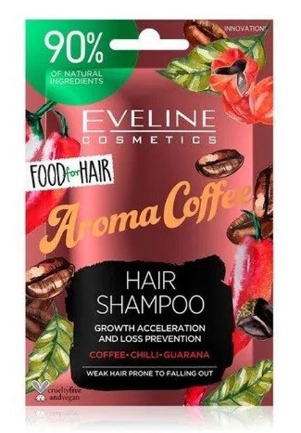Eveline Cosmetics Food for Hair szampon do włosów Aroma Coffee 20ml