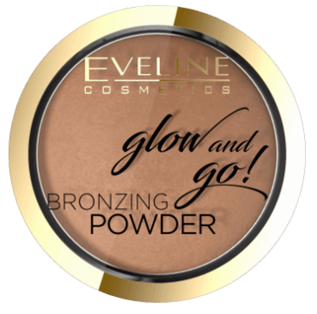 Eveline Cosmetics Glow&GO Bronzing Powder Wypiekany puder bronzujący 02 Jamaica Bay 8,5g