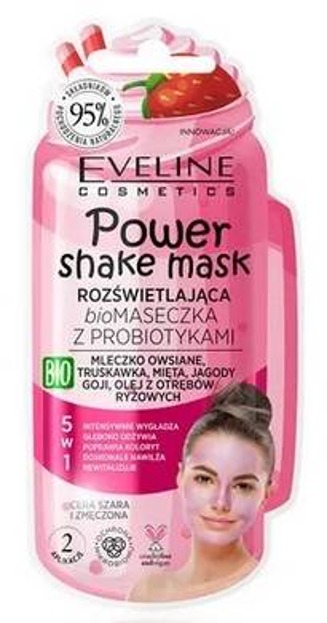 Eveline Cosmetics POWER SHAKE maseczka Rozświetlająca 10ml