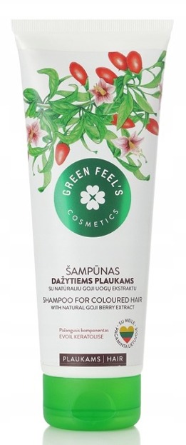 Green Feel's Szampon do włosów farbowanych z ekstraktem z jagód goji 250ml