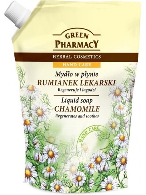 Green Pharmacy Mydło w płynie naturalne Rumianek lekarski Zapas 465ml