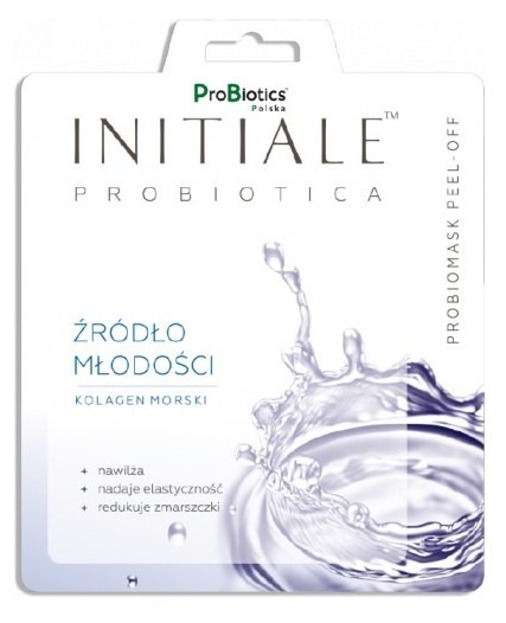 INITIALE Probiotica Maska peel-off Źródło młodości Kolagen Morski 12g