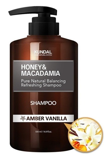 KUNDAL Hair Shampoo Szampon do włosów AMBER VANILLA 500ml