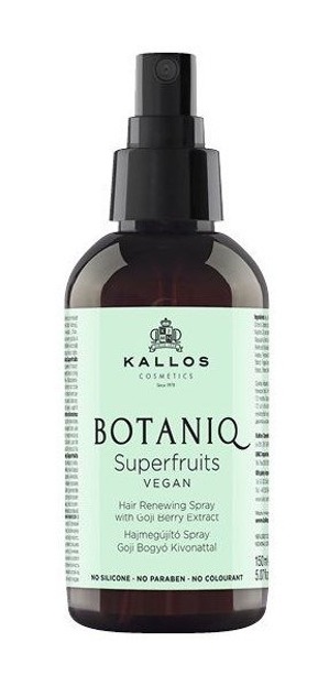 Kallos BOTANIQ Superfruits Vegan Odświeżający spray do włosów 150ml