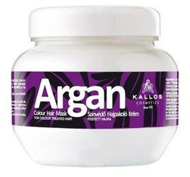 Kallos Professional Argan Colour Hair Mask - Odżywcza maska arganowa do włosów, 275 ml