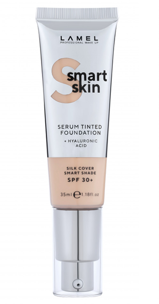 LAMEL Smart Skin Serum Tinted Foundation nawilżający podkład do twarzy z filtrem SPF30 402