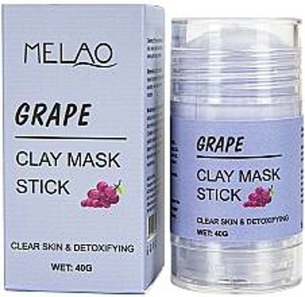MELAO Grape Clay Mask Stick Maseczka do twarzy w sztyfcie oczyszczająco detoksykująca 40g [data ważności 14.05.2024]