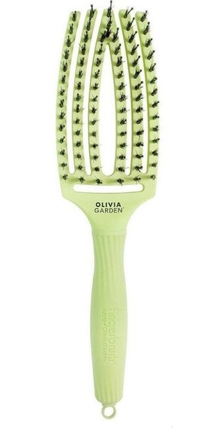 Olivia Garden Szczotka do włosów FingerBrush Combo Medium Tropical LIME