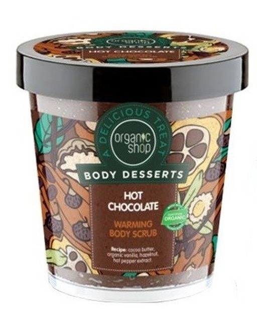Organic Shop Body Desserts - Rozgrzewający scrub do ciała Hot Chocolate BD26 450ml