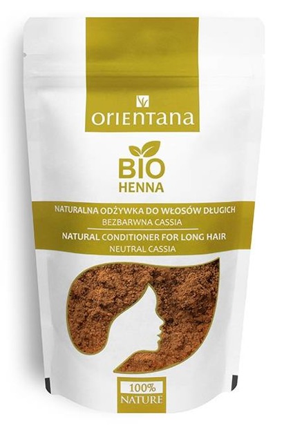 Orientana Bio henna bezbarwna odżywka do włosów 100g 