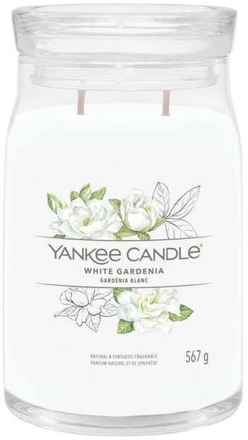 Yankee Candle Świeca zapachowa Świeca duża White Gardenia 567g