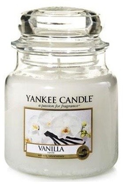 Yankee Candle Vanilla Świeca zapachowa słoik mały 104g