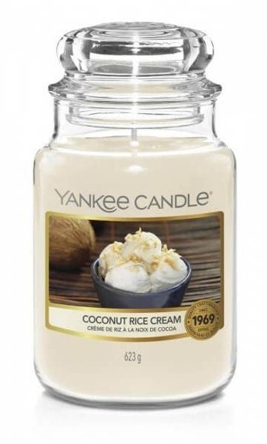 Yankee Candle świeca słoik duży Coconut Rice Cream 623g