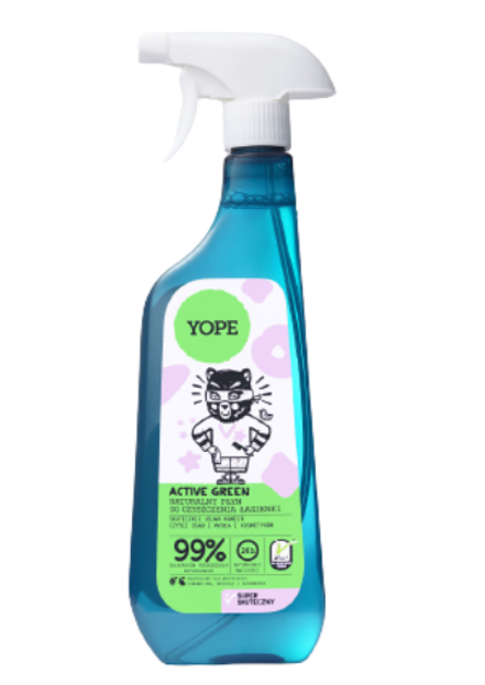 Yope Naturalny płyn do czyszczenia łazienki Active Green 750ml