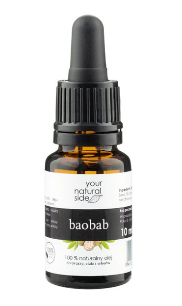 Your Natural Side Olej baobab 100% naturalny 10ml