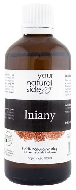 Your Natural Side Olej lniany 100% naturalny 100ml